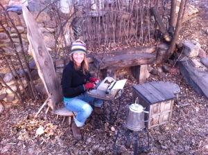 I'm all set here in Paonia CO… got my typewriter… got my tea kettle… good to go!